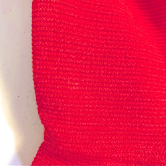 Boden Ribbed Zoe Ponte Dress Red Pepper size 6R - Picture 13 of 13